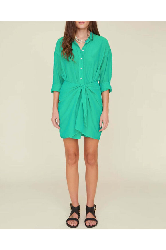 xirena dress green Zimmermann Green Palm Ascension Linen Midi Dress