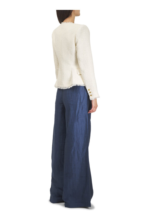 L'Agence Allanah Dark Blue Mid Rise Pant - view 4