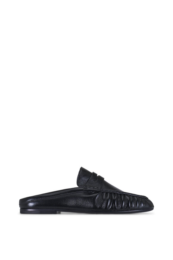 Saint Laurent - Le Loafer Noir Smooth Leather Penny Loafer