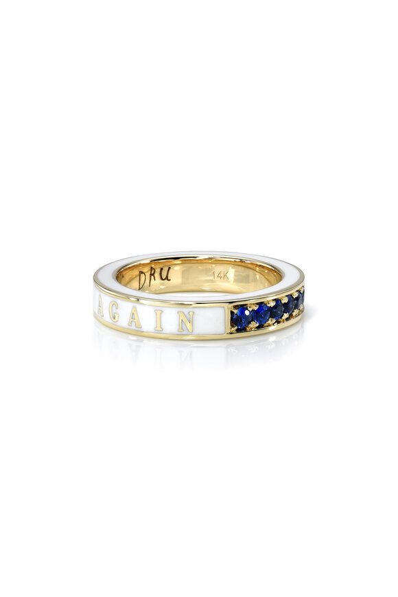 Dru - Blue Sapphire Begin Again Ring