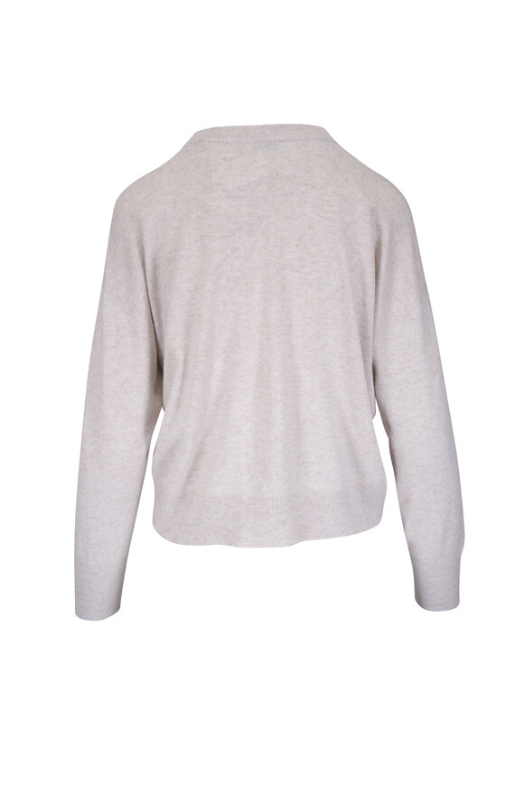 Brunello Cucinelli - Mosaic Embroidered Crewneck Sweater