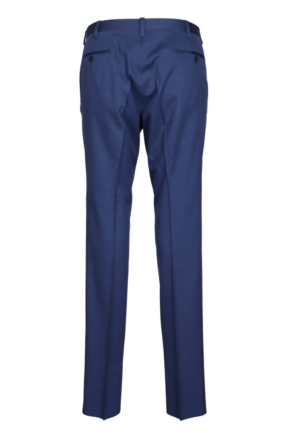 Cesare Attolini Blue Slim Fit Dress Pant - view 2