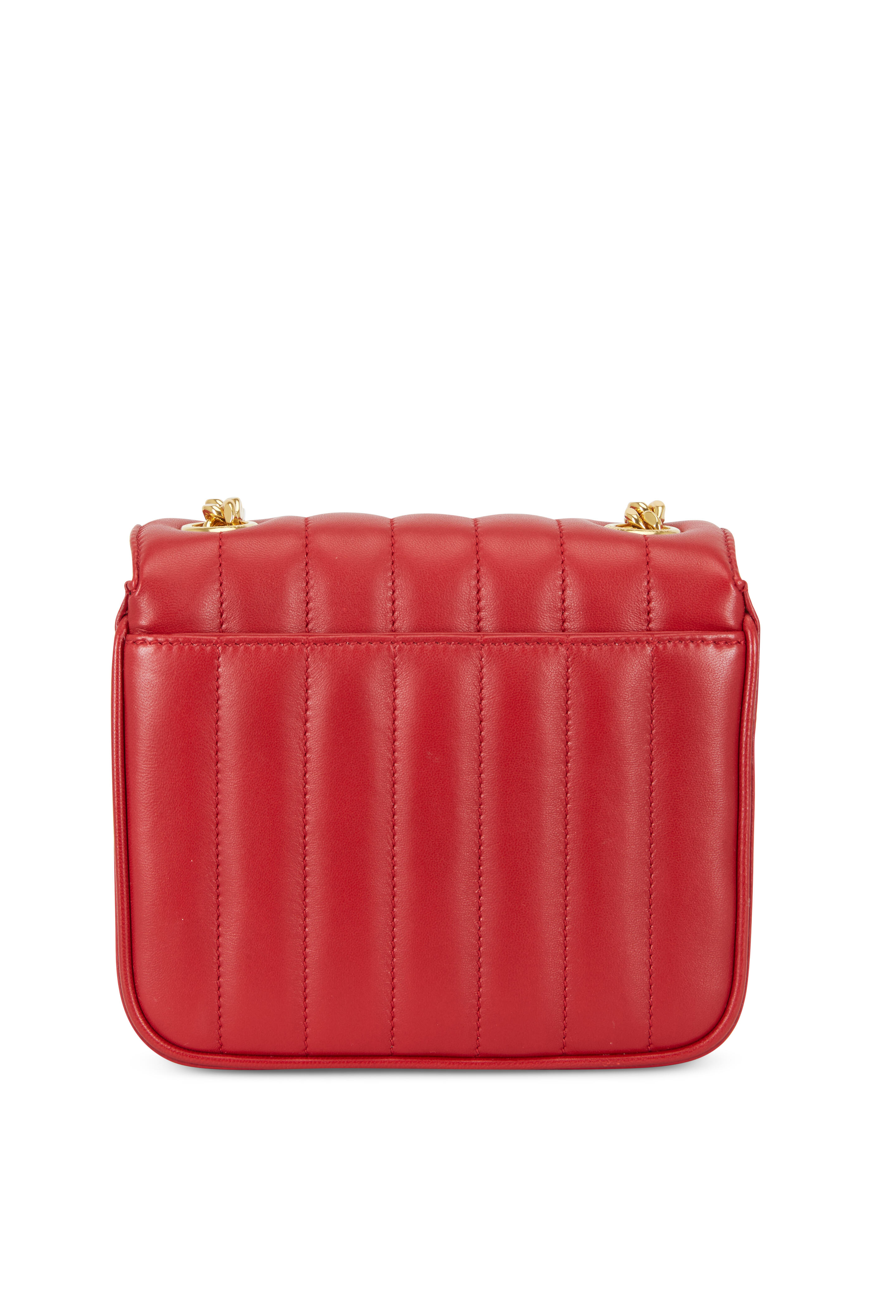 Saint Laurent Kate Belt Bag Red in Calfskin Leather with Gold-tone - US