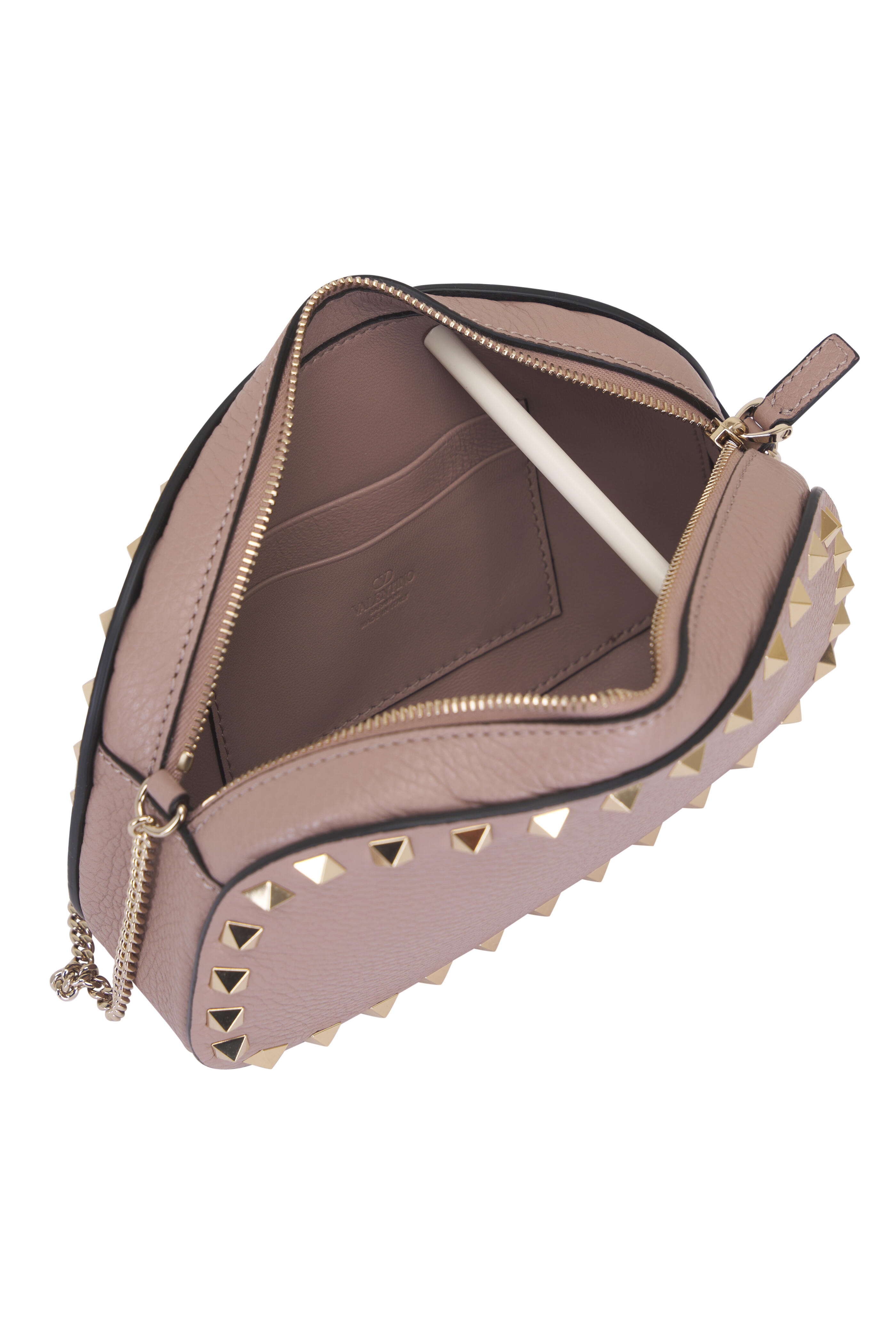 Valentino Garavani - Mini Rockstud Poudre Grained Leather Bag