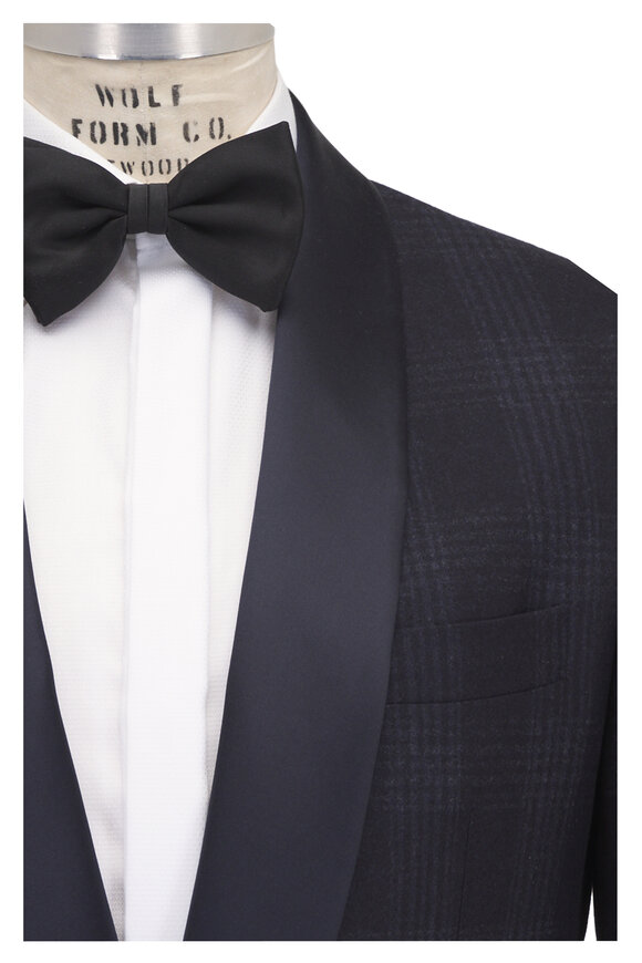 Brunello Cucinelli - Midnight Prince of Wales Plaid Corduroy
