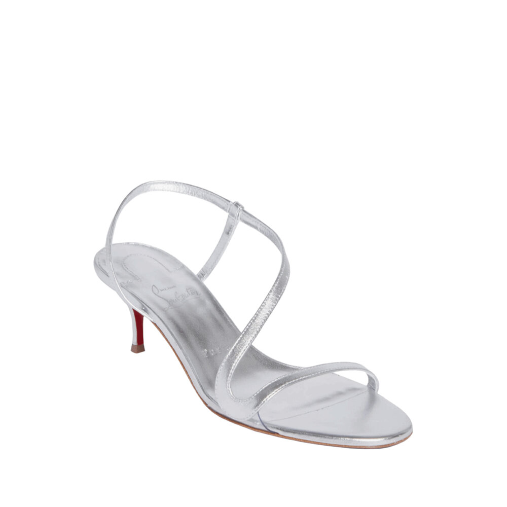 Christian Louboutin - Rosalie Strappy Sandal in Silver