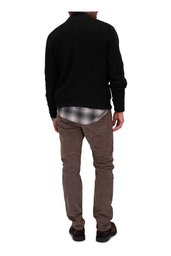 Faherty Brand - Black Wool & Cashmere Sweater 