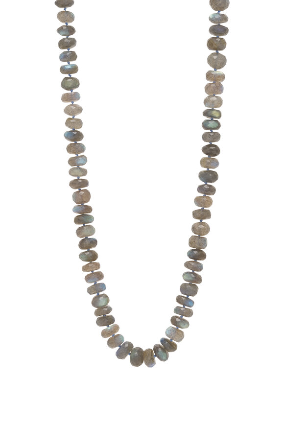 Cristina V. Labradorite Rondelle Necklace