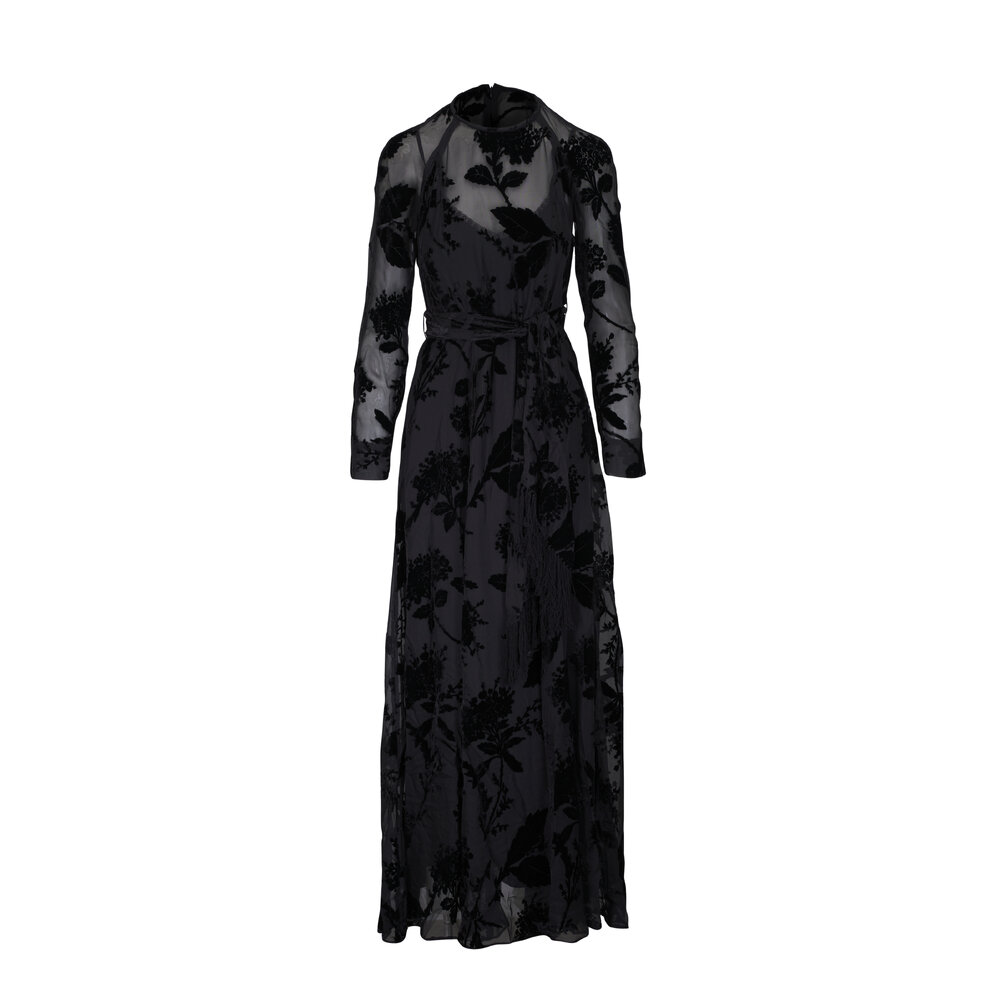 ワンピース Blumarine FW25 Black stretch jersey dress (2A704A N0990) Pre Fw25 | Blumarine