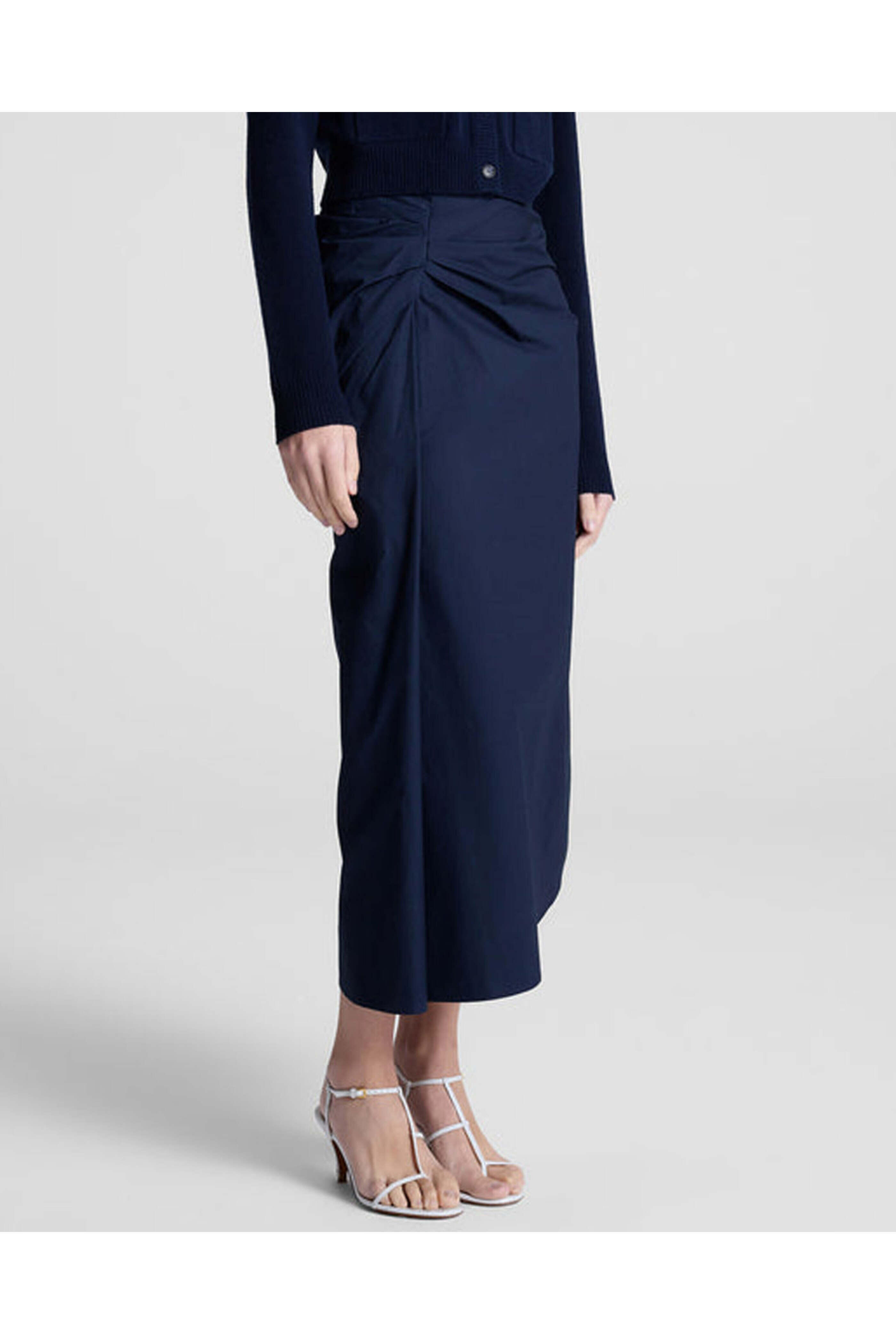 A.L.C. - Deep Navy Tessa Midi Skirt