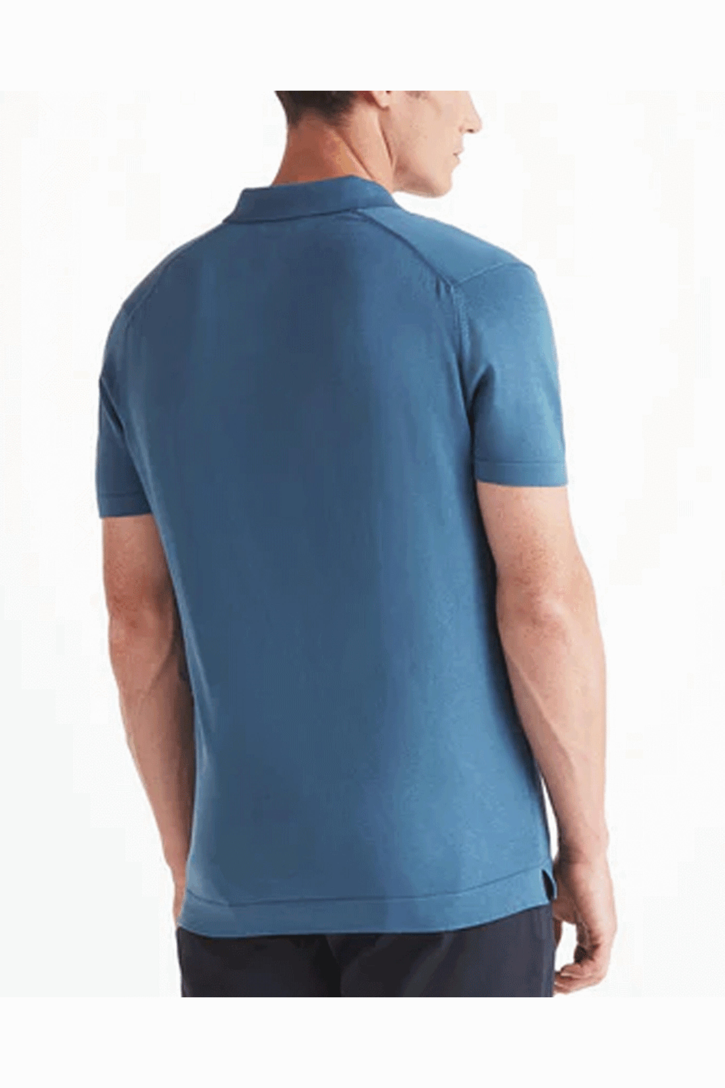 Derek Rose - Jacob Sea Island Blue Polo