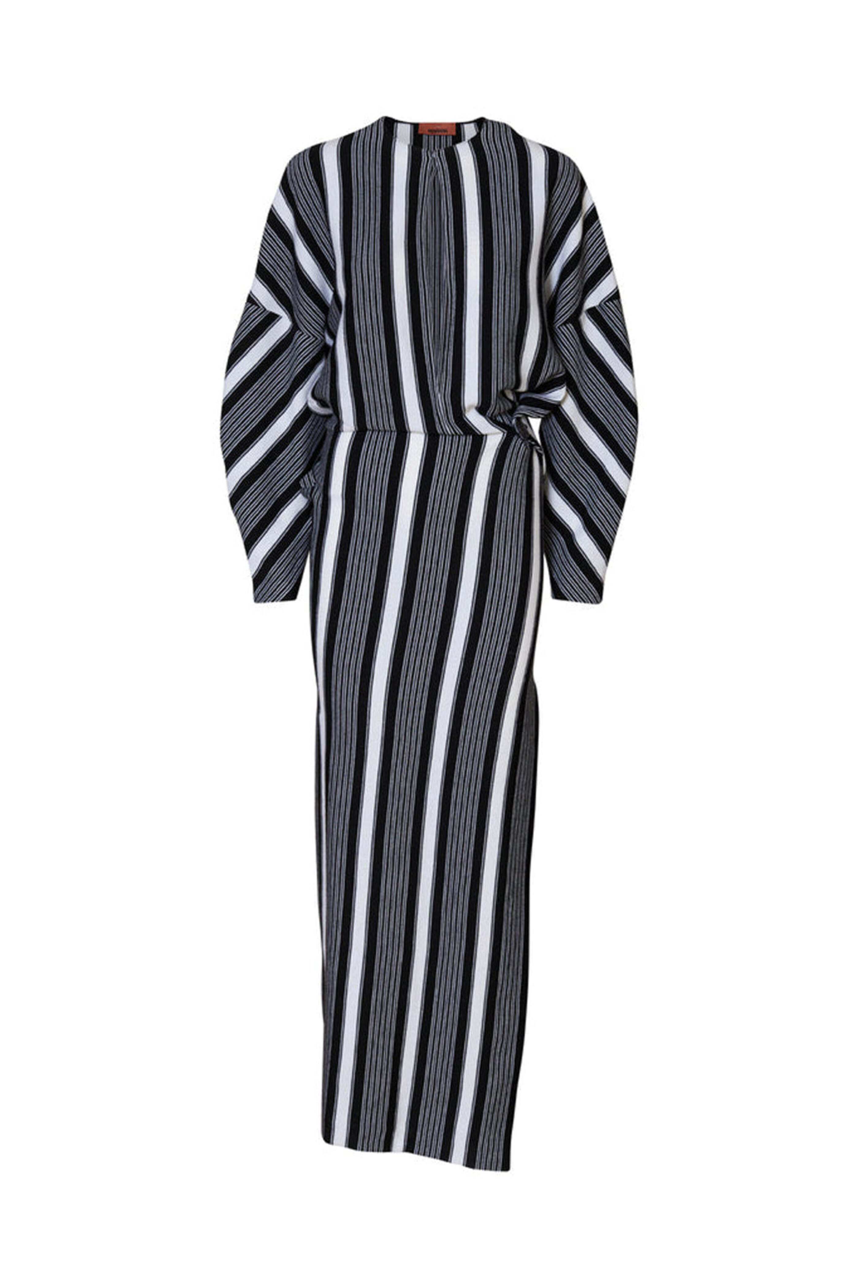 Missoni - Black and White Asymmetrical Maxi Dress