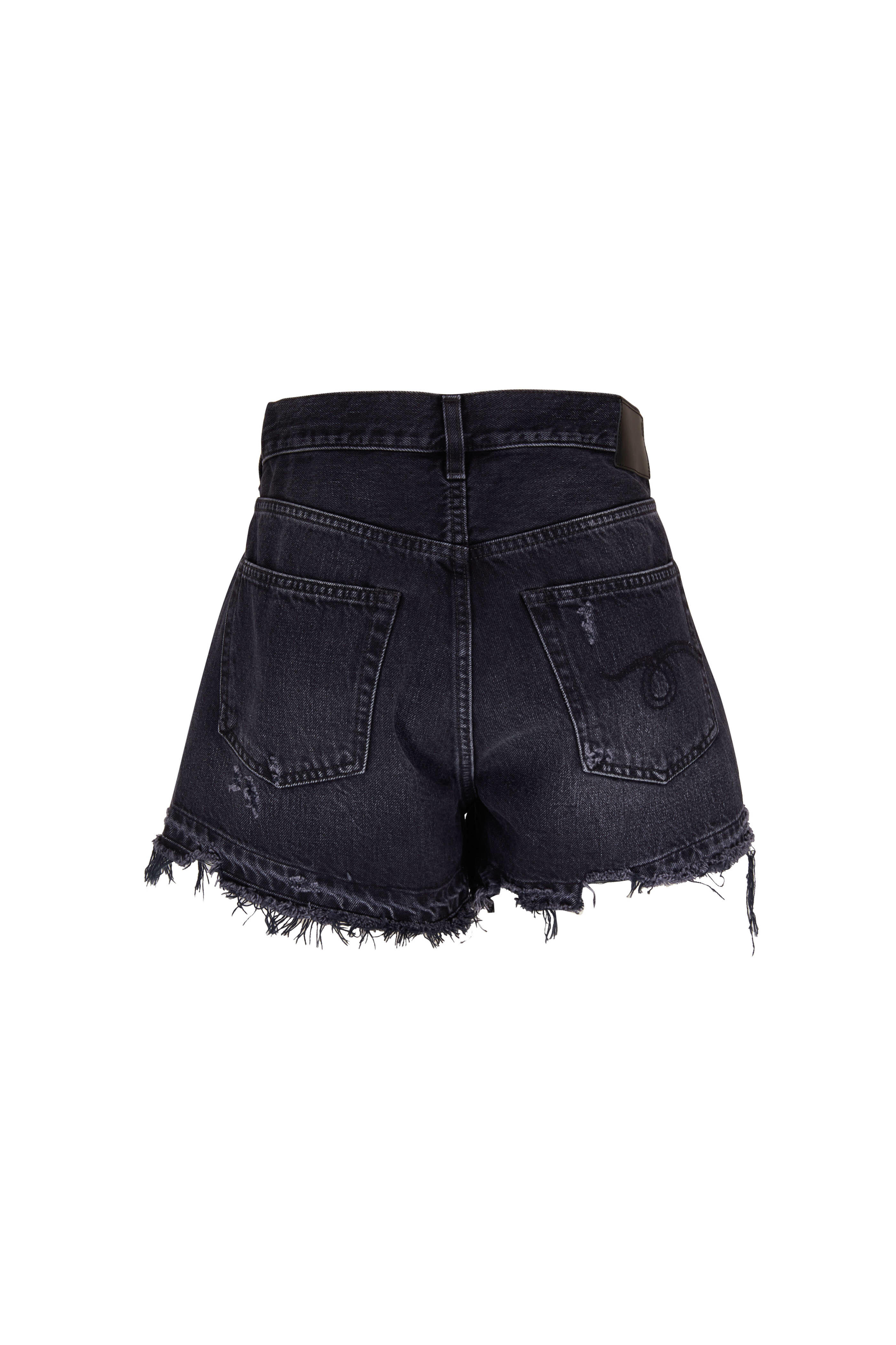 High Rise Crossover Shorts (Black) – The East Wing