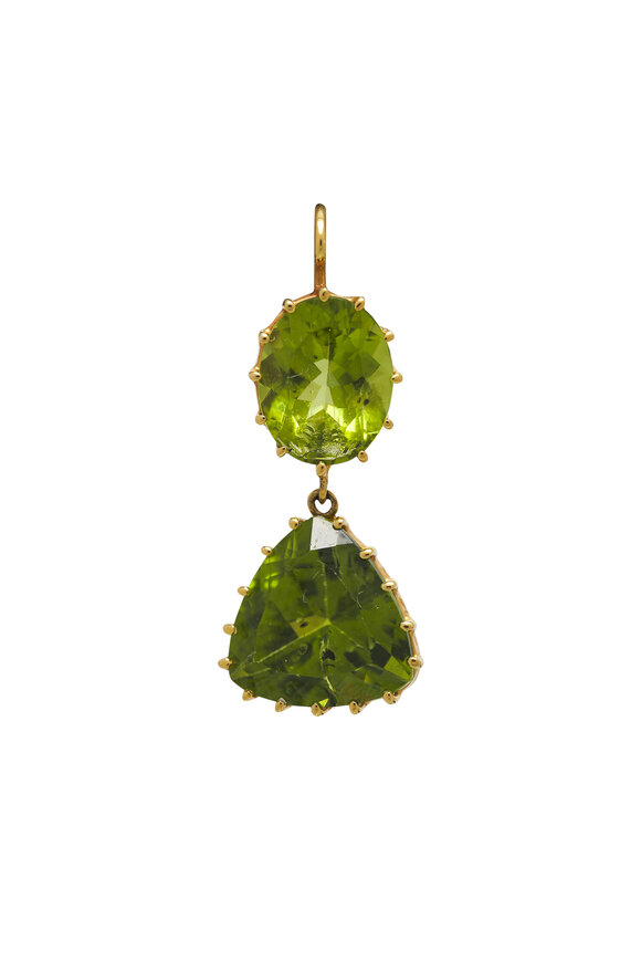 Renee Lewis - Antique Peridot Earrings