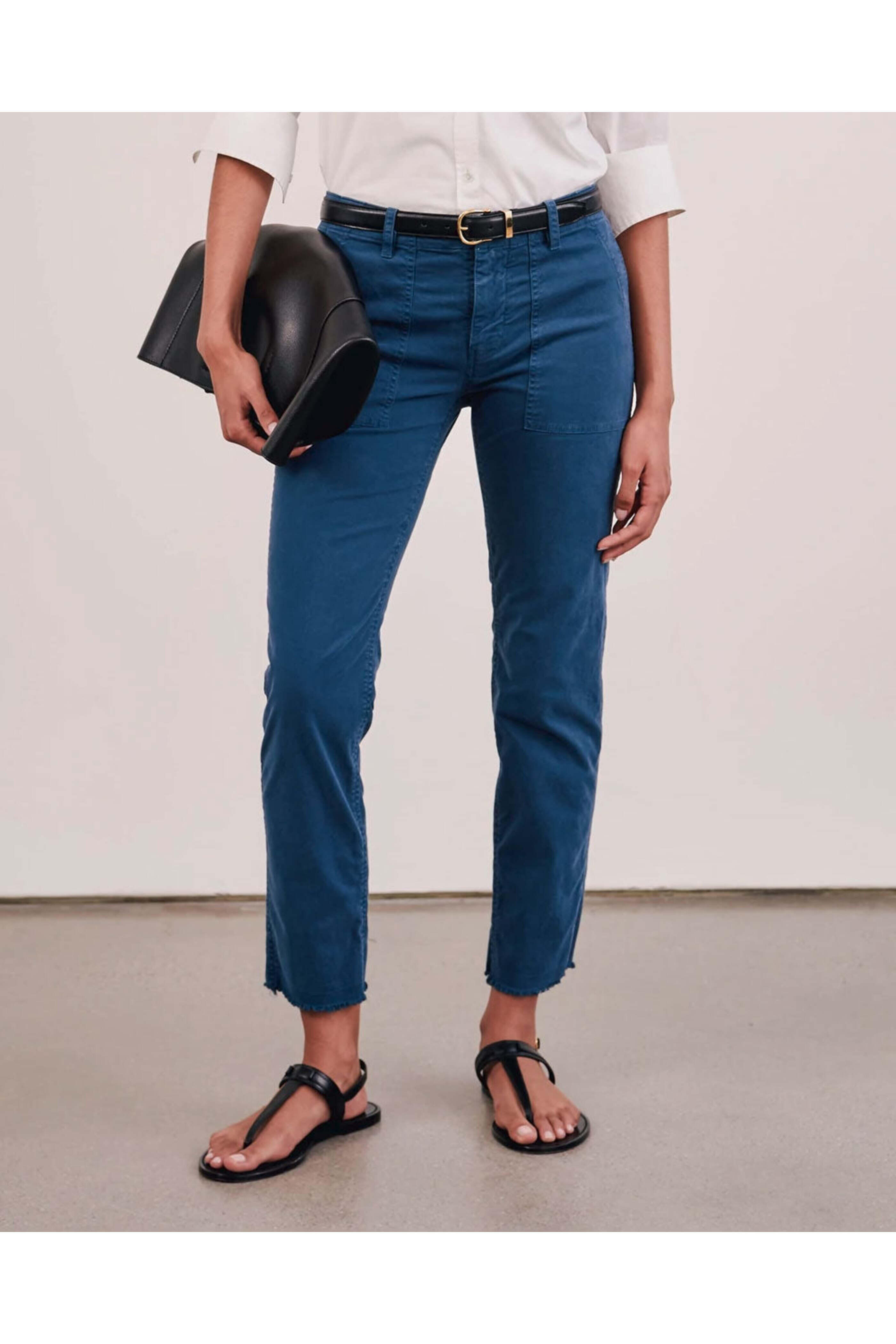 Nili Lotan - Teal Jenna Pant