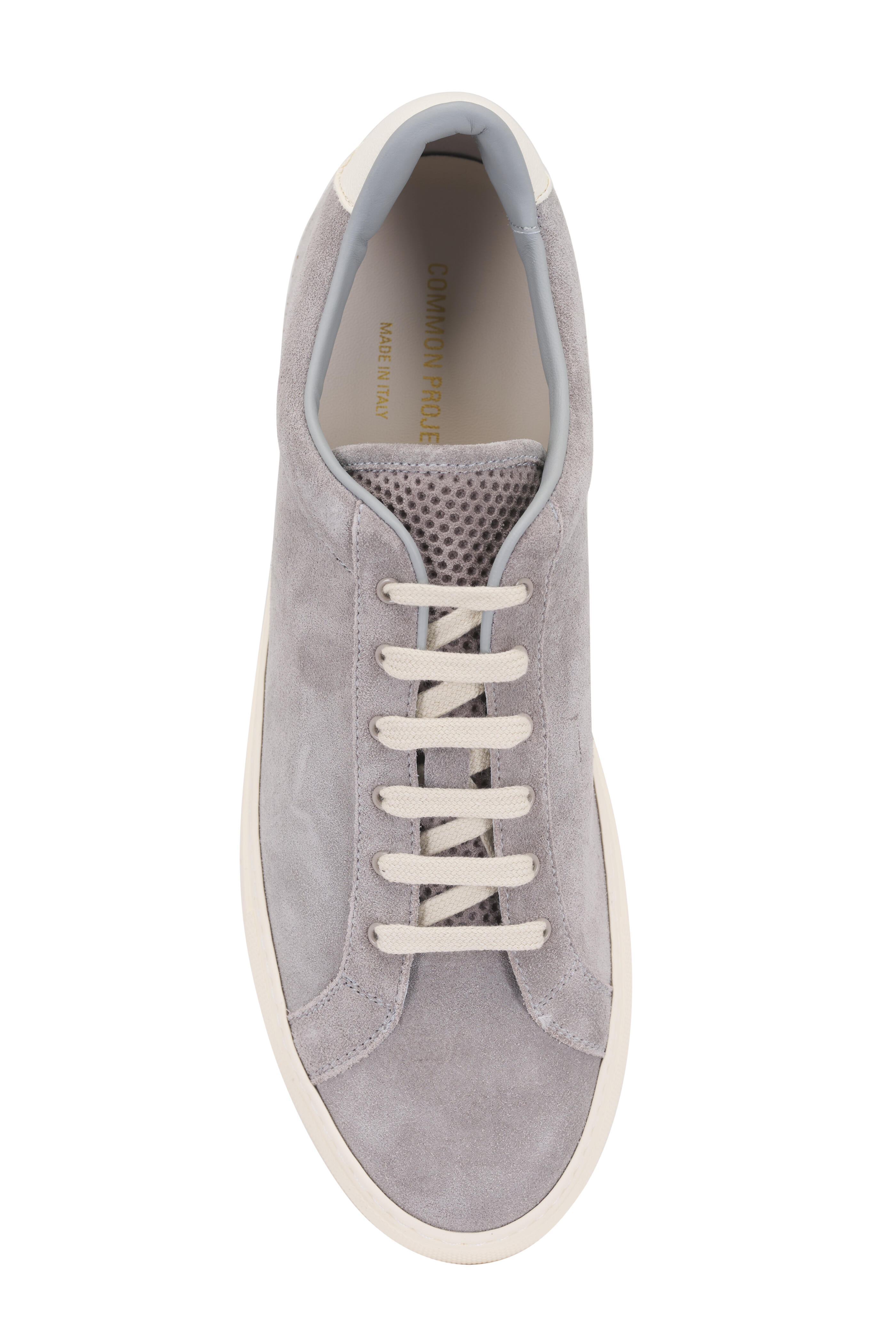 Common Projects - Retro Low Profile Gray Suede Sneaker
