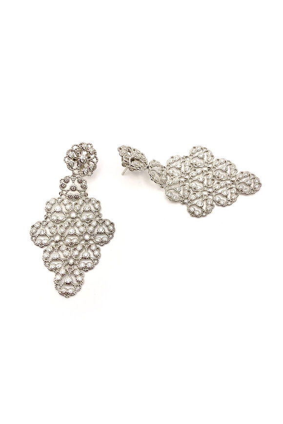 Alexander Laut White Gold Diamond Earrings