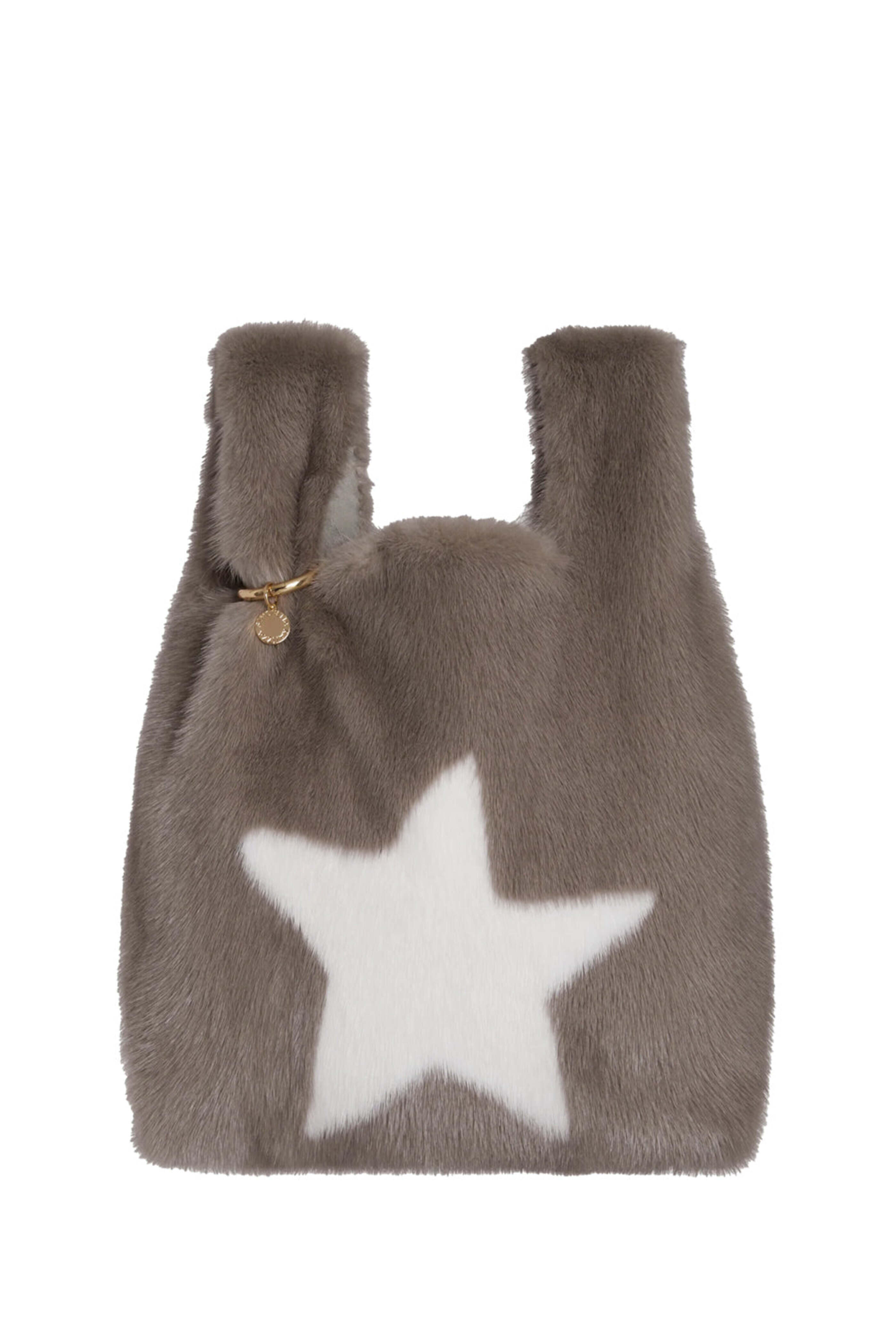 Simonetta Ravizza - Sand Furrissima Star Mink Shopper Tote