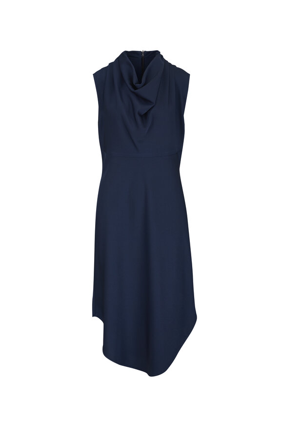KZ_K Studio Palacio Marine Blue Drape Dress - view 1