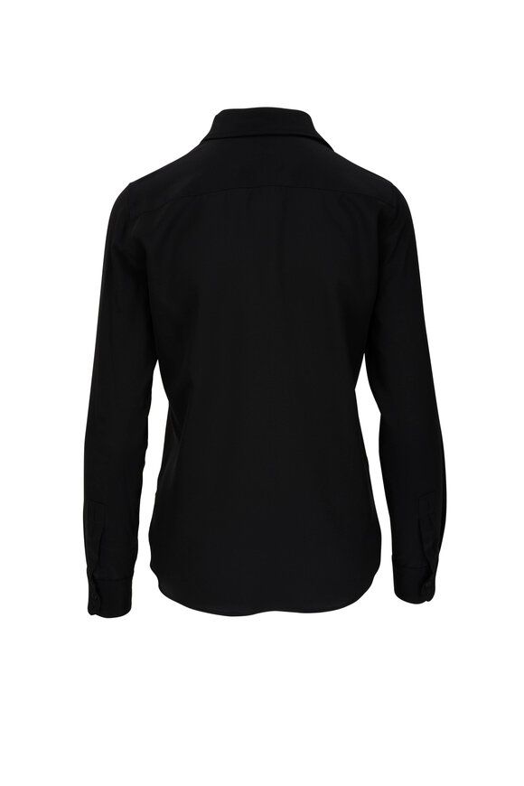Nili Lotan - Gaia Black Silk Shirt