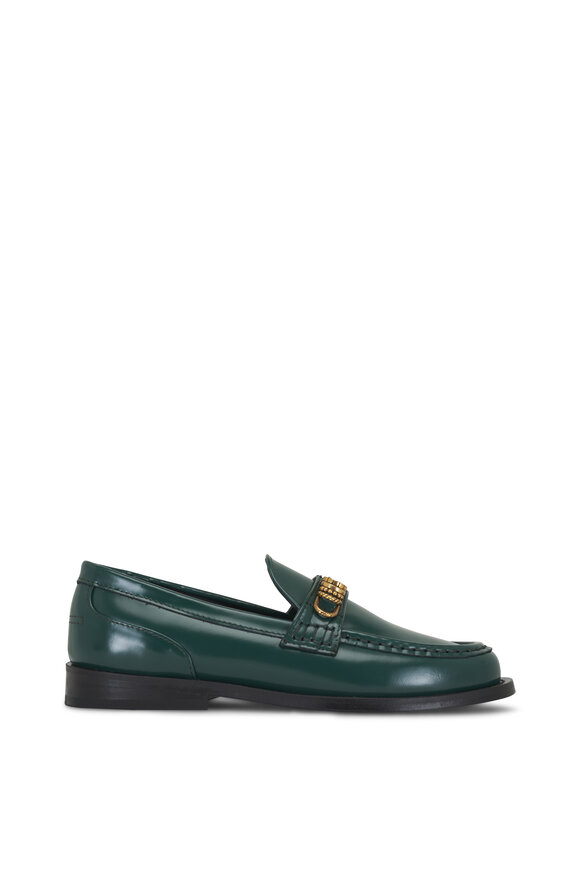 Dorothee Schumacher - Signature Shine Pine Green Loafer