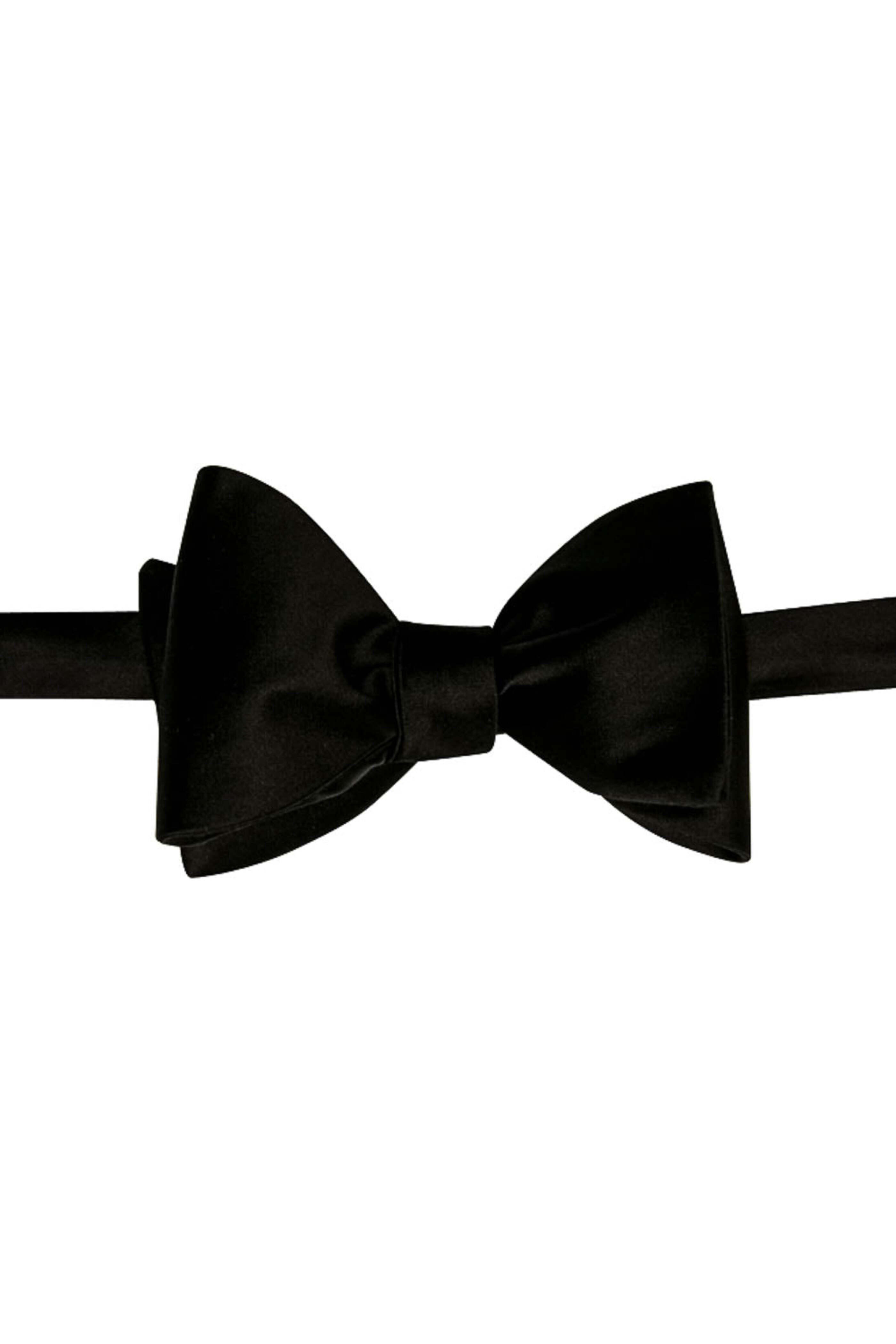 Edward Armah - Black Satin Bow Tie