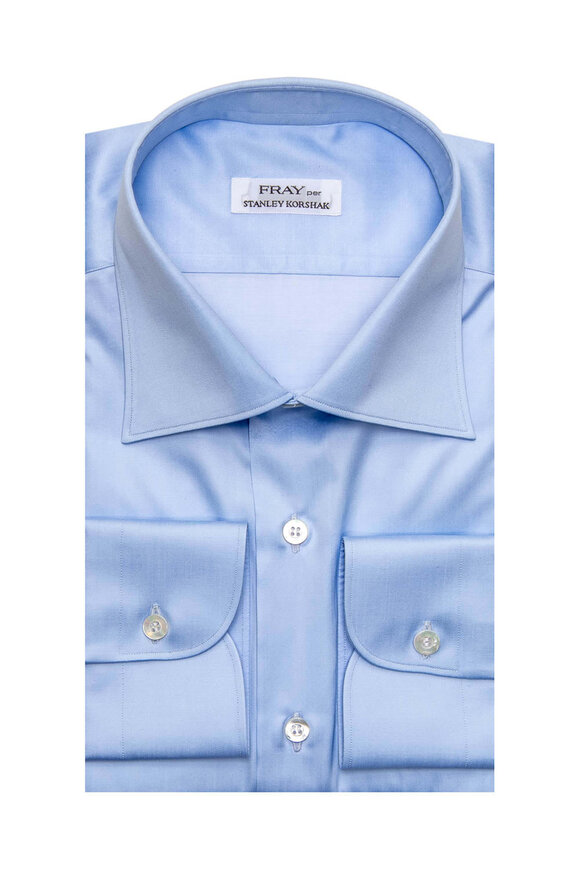 Fray Soft Blue Dress Shirt