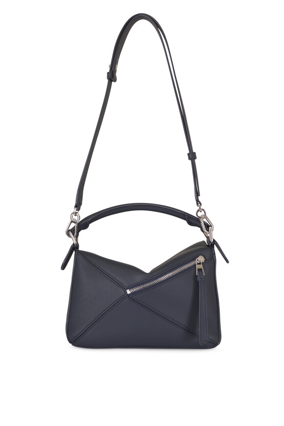 Loewe Puzzle Layers Multicolor Deep Navy Top Handle Bag - view 3