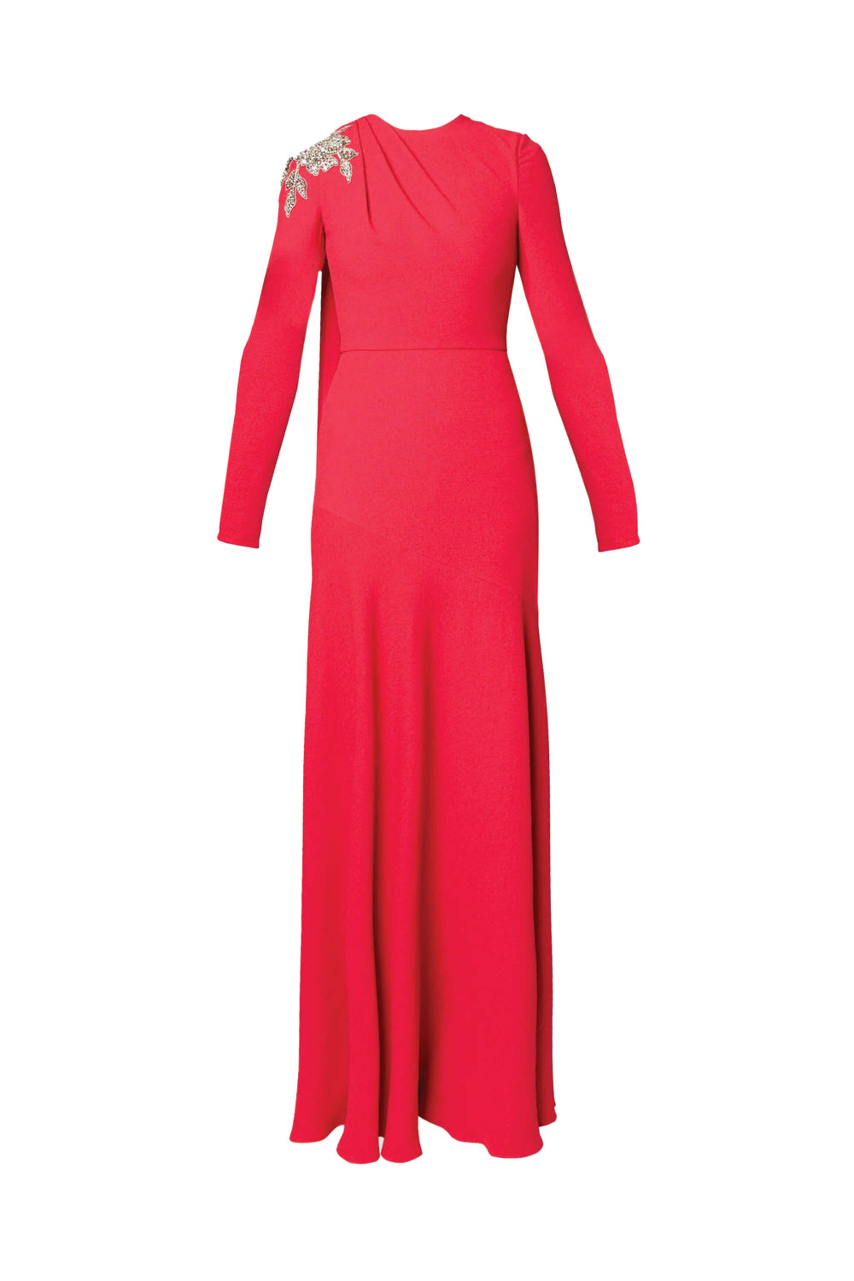 erdem evening dresses Floral pleated voile gown in blue - Erdem