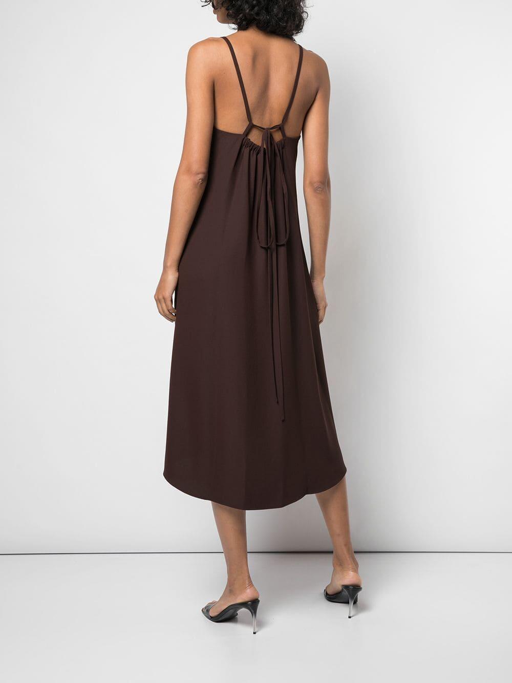 Vince Black Walnut Strappy Tank Dress Mitchell Stores