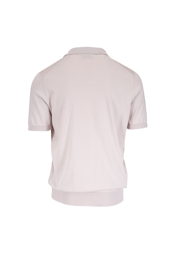 Brunello Cucinelli Jute Cotton Polo - view 2