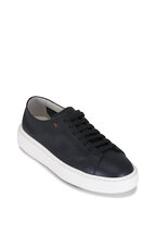 スニーカー BLACK LEATHER SNEAKERS MICHAEL KORS Size 10 Men's Shoes Sneaker Black Leather JACK