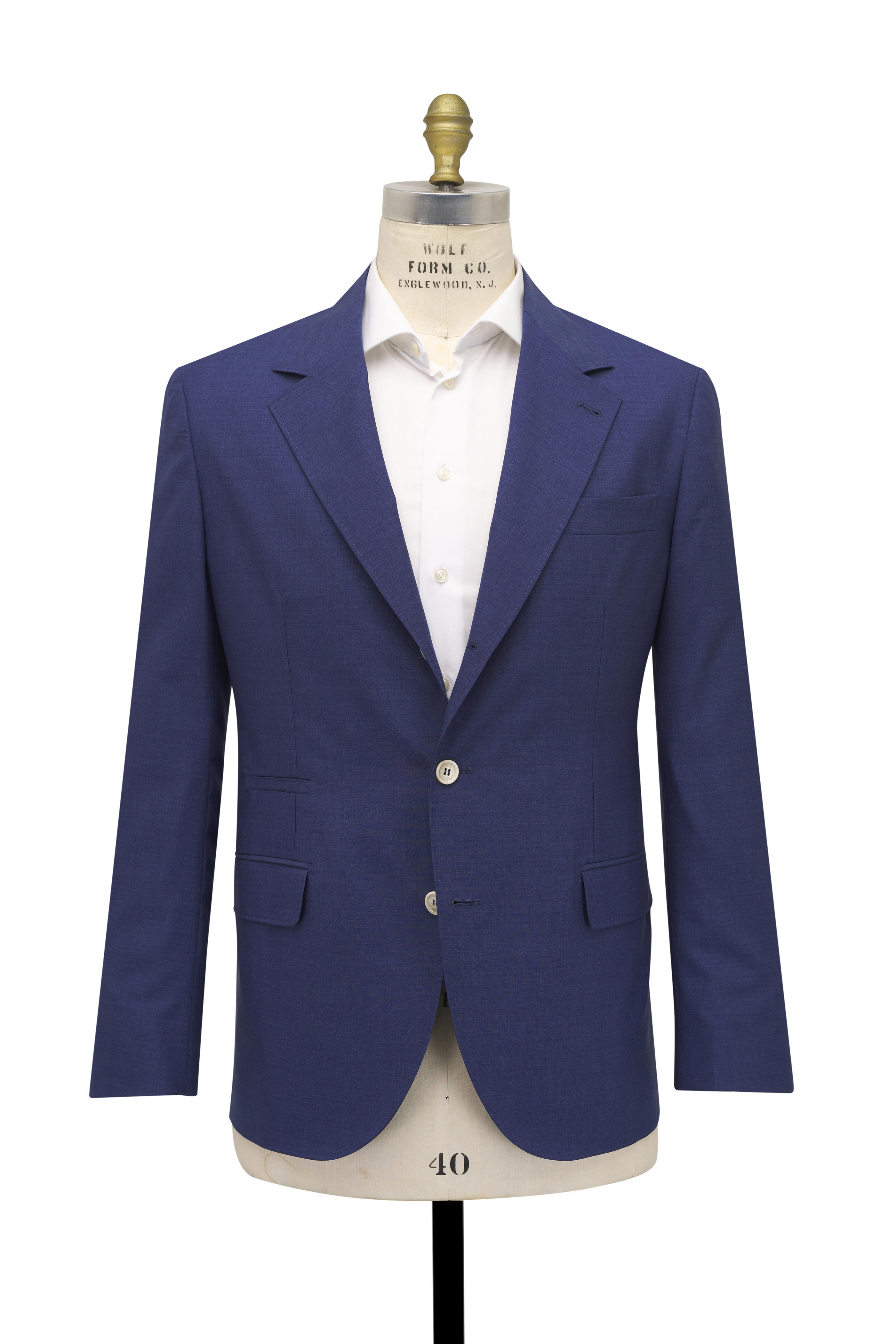 Brunello Cucinelli - Royal Blue Wool Separate Suit Jacket