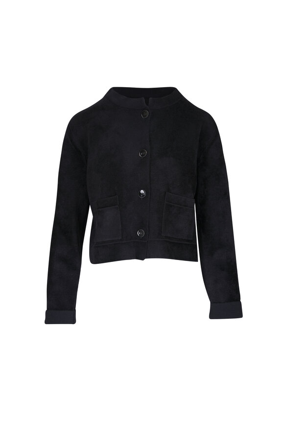 Akris Punto - Black & White Light Weight Tweed Jacket