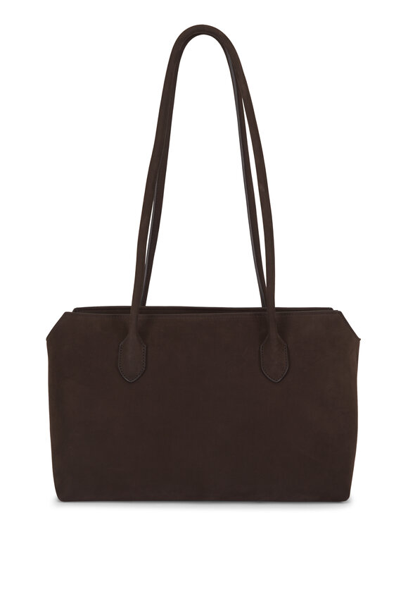 The Row Terrasse Brown Nubuck Leather Shoulder Bag - view 2