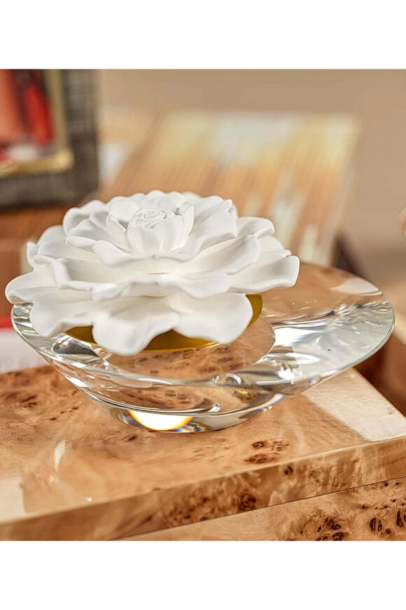 Zodax Moroccan Peony Porcelain Flower Aroma Diffuser - view 2