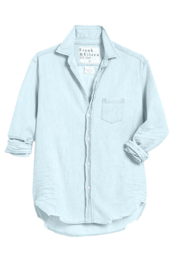 Frank & Eileen ネイビー ドット柄 シャツ S Frank & Eileen ネイビー ドット柄 シャツ S