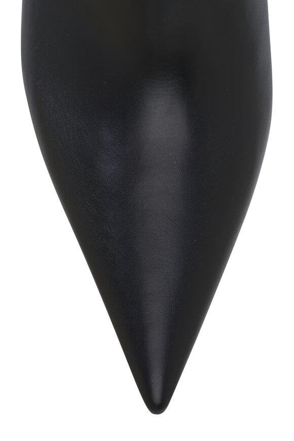 Christian Louboutin Miss Z Black Leather Bootie, 80mm - view 5