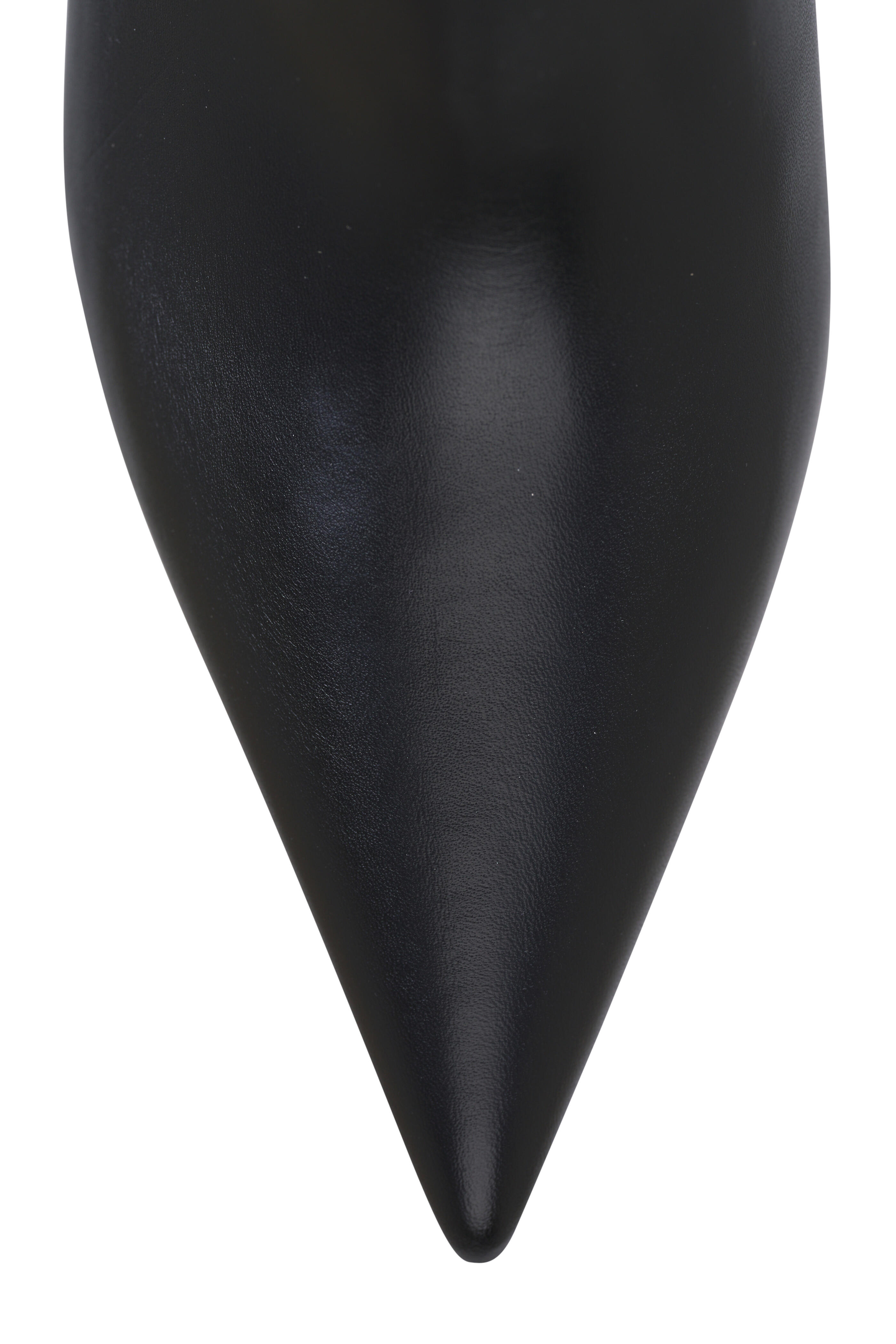 Christian Louboutin - Miss Z Black Leather Booties, 80mm - view 4
