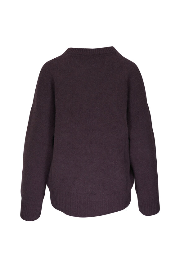 Le Kasha - Royan Purple Crewneck Cashmere Sweater