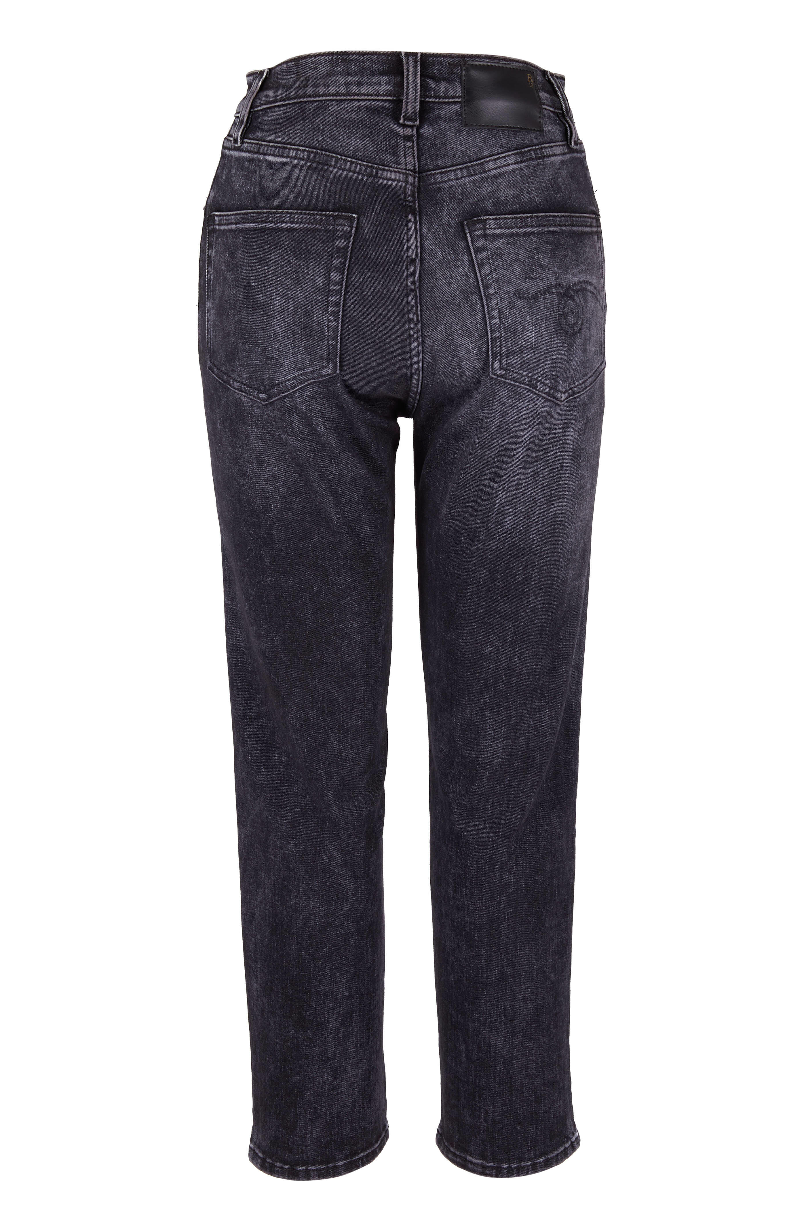 R13 - Shelley Morrison Black Slim Jean