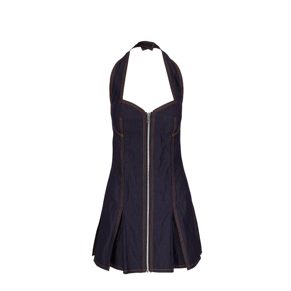 ワンピース Bottega Veneta DENIM DRESS Denim midi dress in blue - Bottega Veneta | Mytheresa
