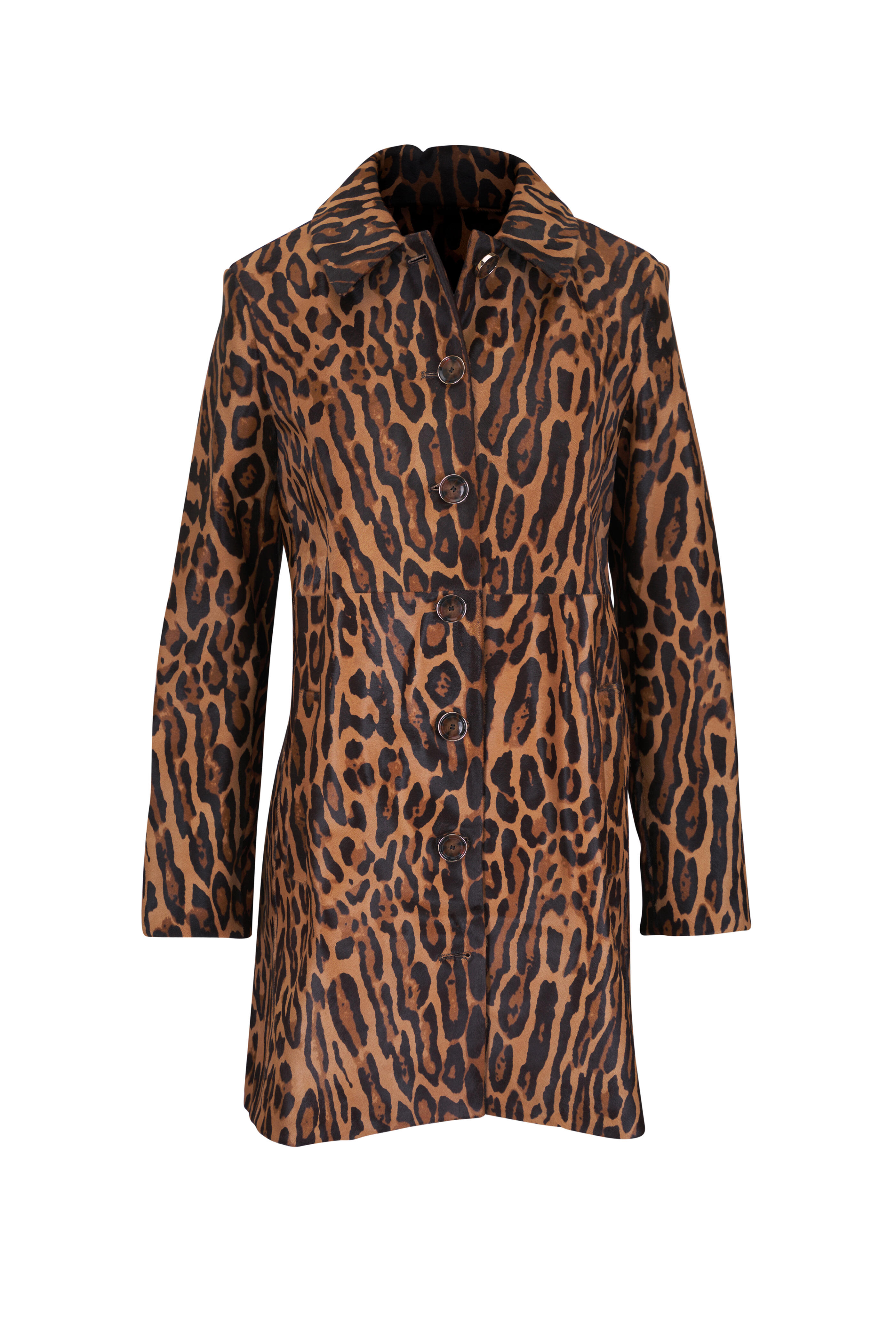 Veronica Beard - Shelley Animal Print Dickey Coat
