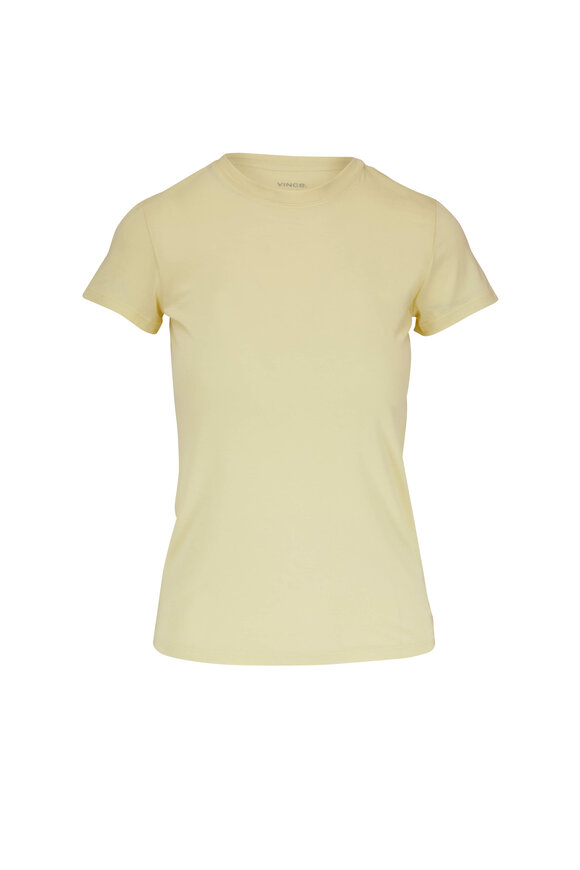 Vince - Pale Yellow Essential Crewneck