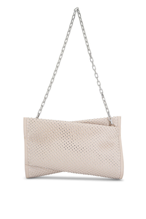 Christian Louboutin - Loubitwist Leche & Crystal Shoulder Bag