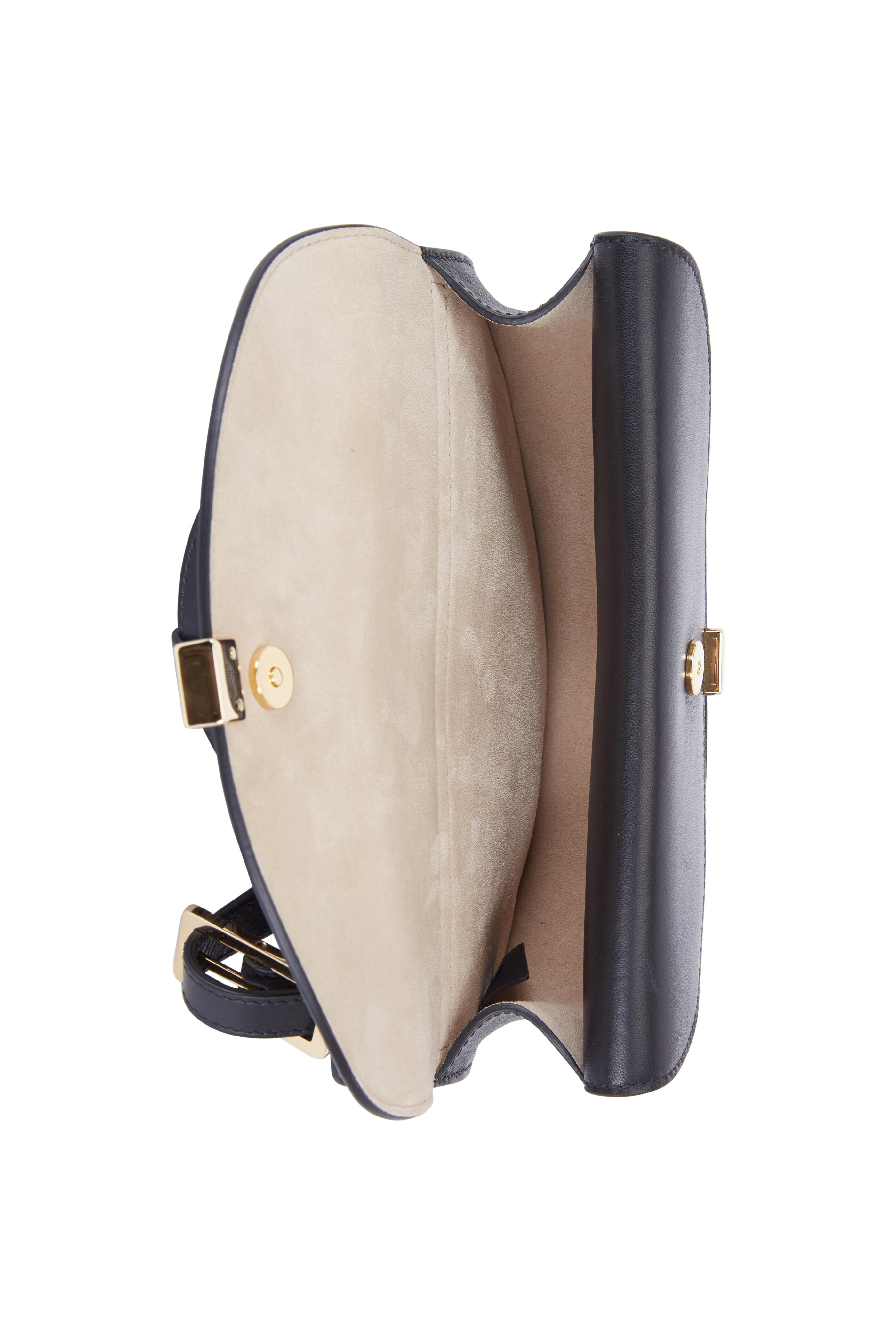 Chloé - Georgia Black Leather Small Crossbody