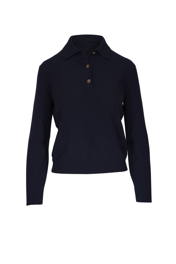 Loro Piana - Classic Navy Blue Cashmere Polo 