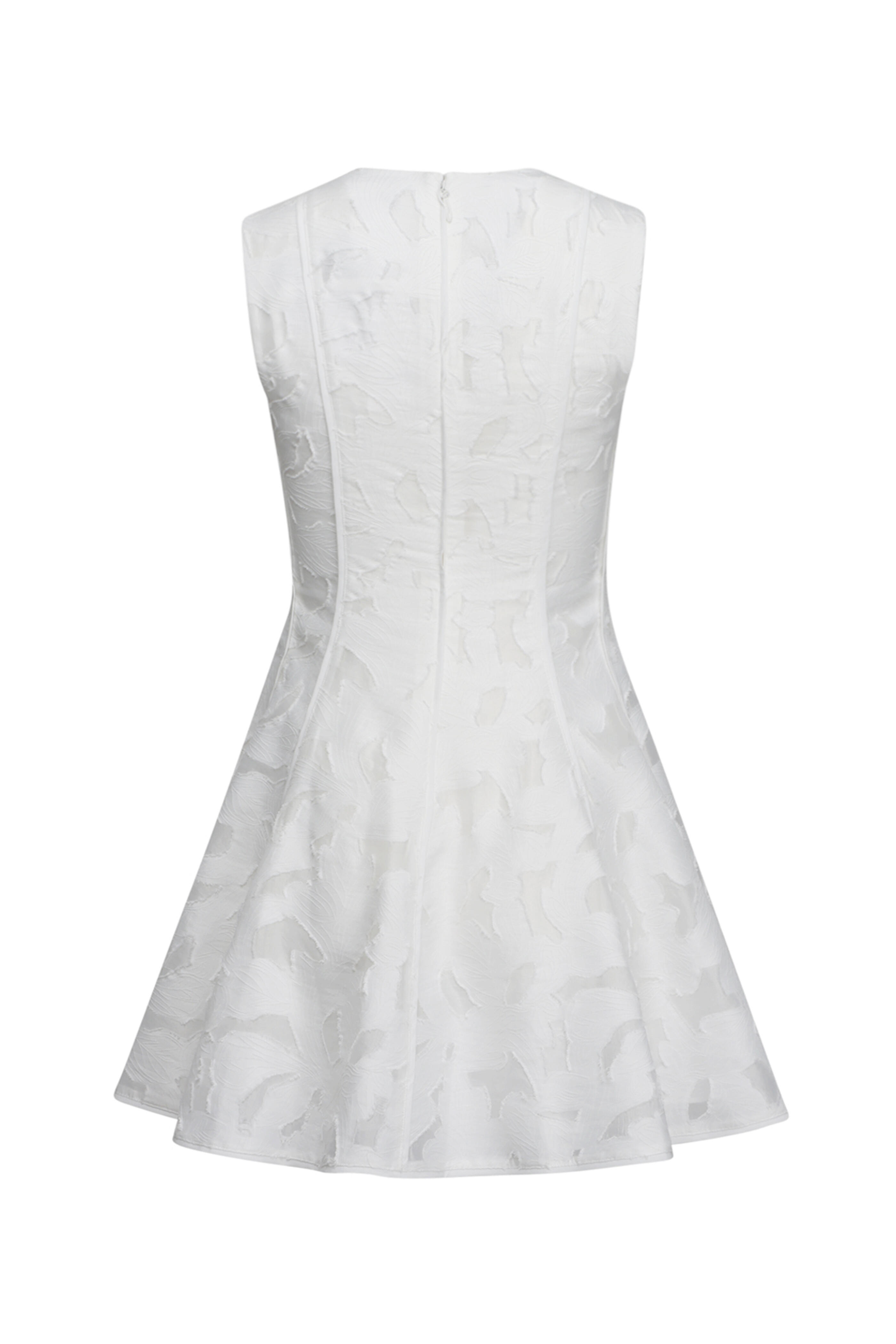 Simkhai - Sylvia White Jacquard Mini Dress