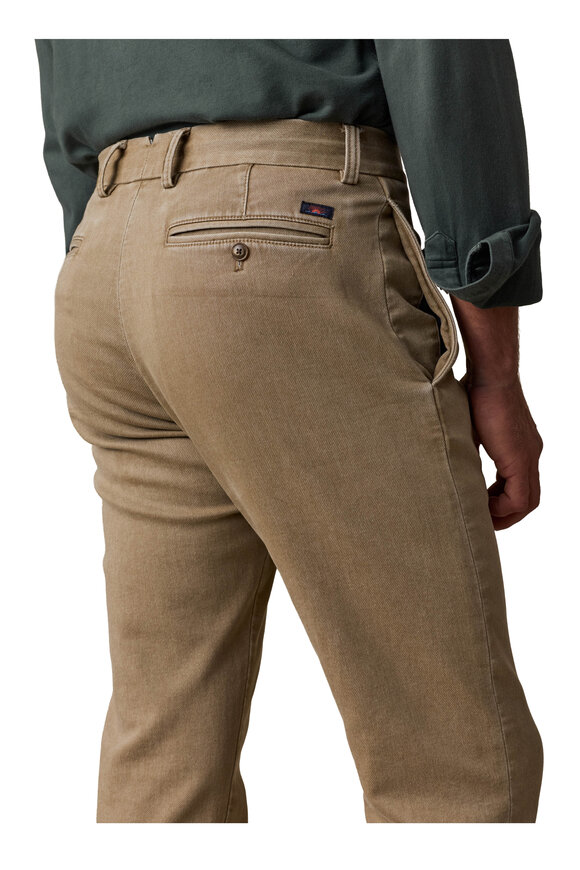 Faherty Brand Desert Khaki Stretch Terry Pant - view 4