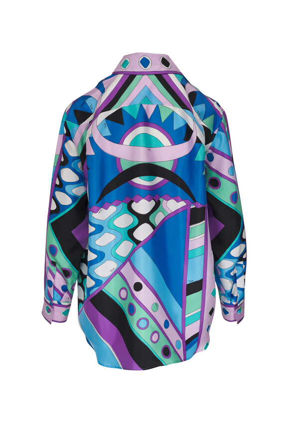 Pucci - Vivara Print Silk Twill Shirt 